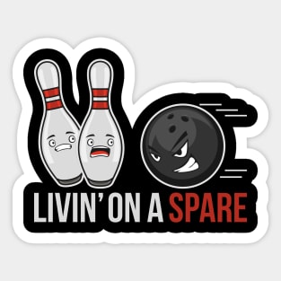 Funny bowling Sticker